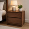 American Furnish wooden bed side table with storage drawer for modern bedroom furniture in India