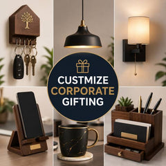 Premium Home Décor Corporate Gifting products with modern office decorative accessories and luxury business gift items in India.