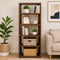 American Furnish modern wooden storage rack for home organization and space-saving storage solution in India