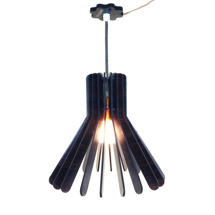 US DZIRE 152 Wood Ceiling Pendant Light Shade Hand Weave Chandelier Style