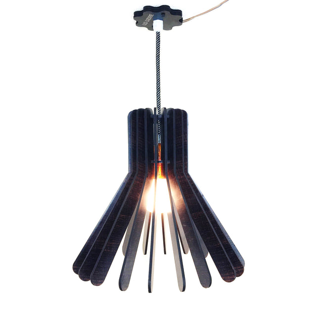 US DZIRE 152 Wood Ceiling Pendant Light Shade Hand Weave Chandelier Style