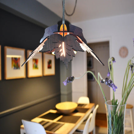 US DZIRE 155 Decoretive Wood Ceiling Pendant Light Shade Hand Weave Chandelier Style.