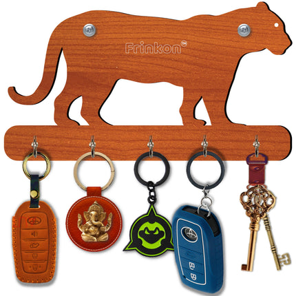 US DZIRE™5501 Decorative Key Hanger (Brown) Wood Key Holder
