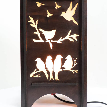 US DZIRE ™ 606 Wooden LED Table Lamp With Creative Design,Suitable for Bedside,Drawing room,Lobby Etc Table Lamp