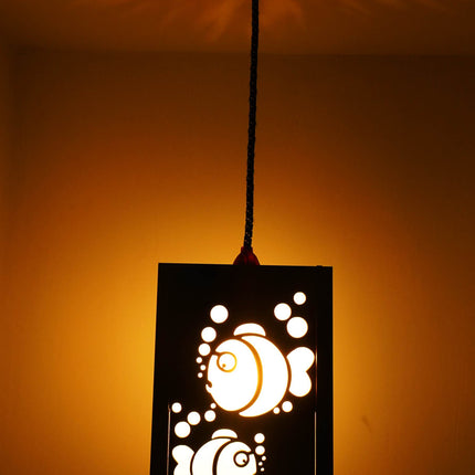 US DZIRE 425 Wooden Ceiling Pendant Light Shade  Chandelier Style.
