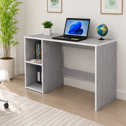 Study Laptop Computer Table with Storage Shelf for Home Office, Students & Work