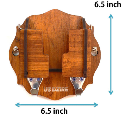 US DZIRE™ 849  Decorative Key Hanger (Brown) Wood Key Holder