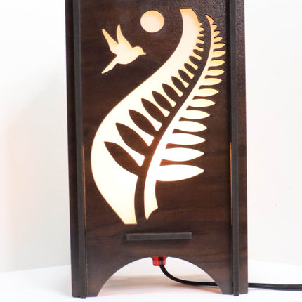 US DZIRE ™  604 Wooden LED Table Lamp With Creative Design,Suitable for Bedside,Drawing room,