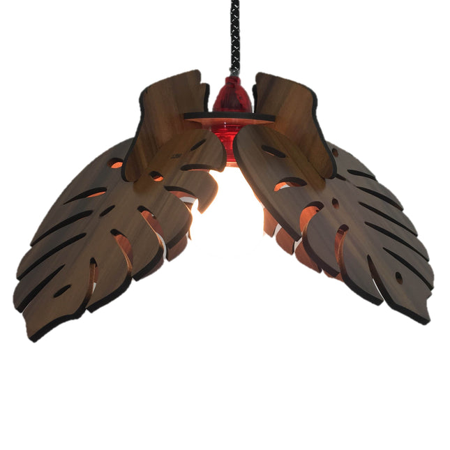 US DZIRE 402 Decoretive Wooden  Ceiling Pendant Light Shade Hand Weave Chandelier Styl
