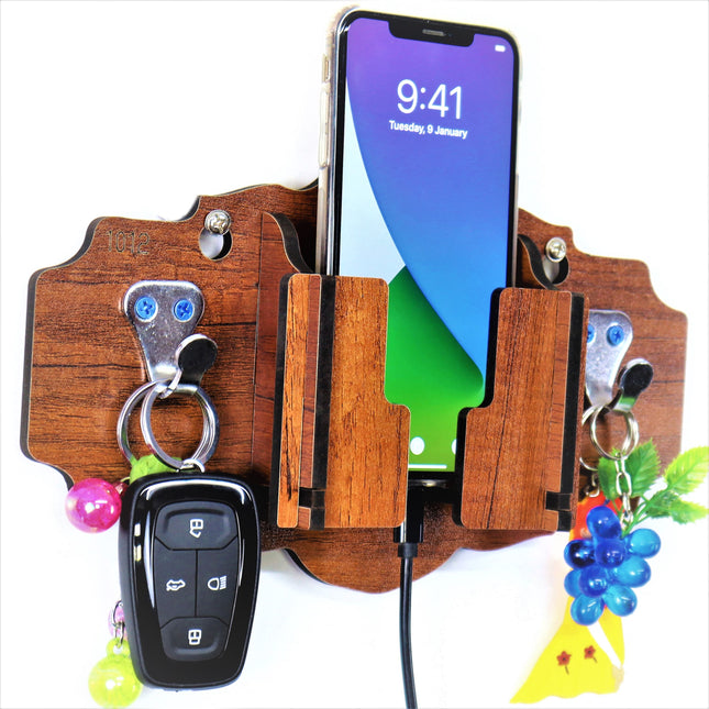 US DZIRE™ 1012 Premium Key Holder For Home & Office Wood Key Holder
