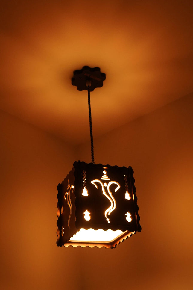 US DZIRE™505 Wooden Ceiling Pendant Light Shade  Chandelier Style