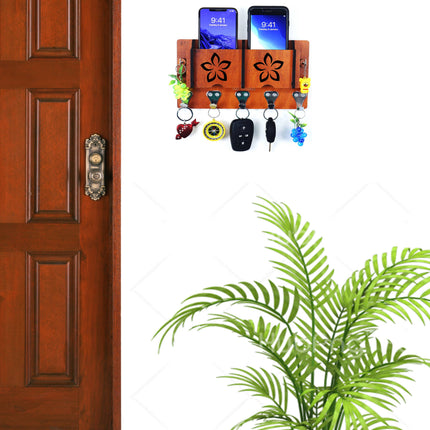 US DZIRE™ 6 Premium Key Holder For Home & Office Wood Key Holder