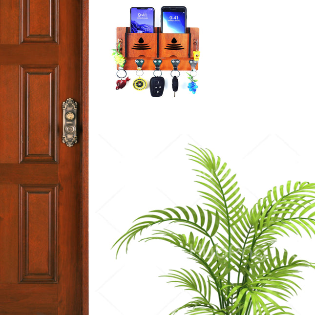 US DZIRE™ 38 Premium Key Holder For Home & Office Wood Key Holder