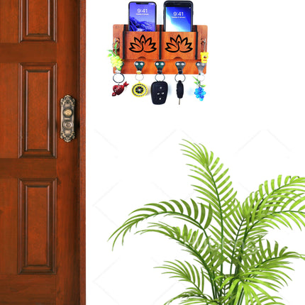 US DZIRE™ 35 Premium Key Holder For Home & Office Wood Key Holder