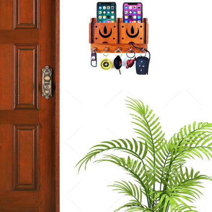 US DZIRE™ 218 Wooded key holder Sweet Home Flower Wood Key Holder