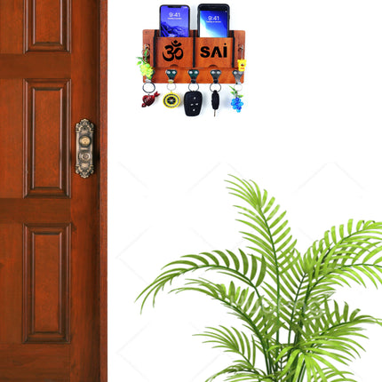 US DZIRE™ 14 Decorative Key Hanger (Brown) Wood Key