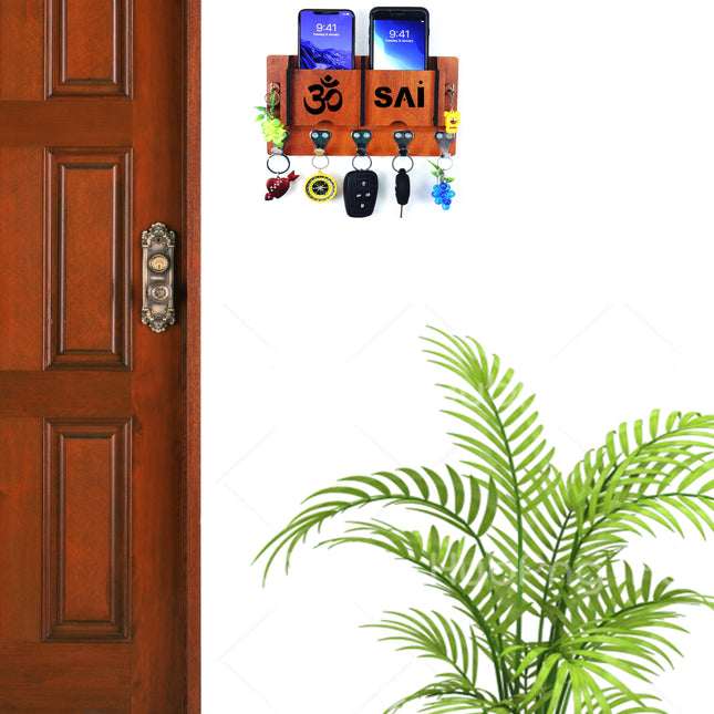 US DZIRE™ 14 Decorative Key Hanger (Brown) Wood Key