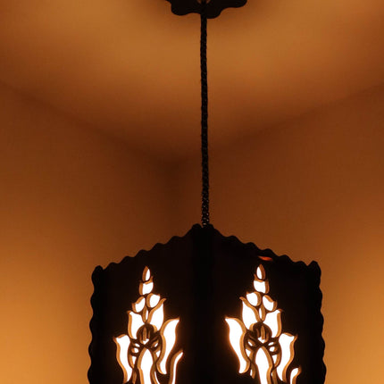 US DZIRE ™ 504 Fancy Wooden Ceiling Lights,Hanging Lamps,( With Gold Bulb )Ceiling Lamp pendant lamp shade For Living Room,Bedroom,Lobby,office,Restaurant,Dining Hall,Home decoration
