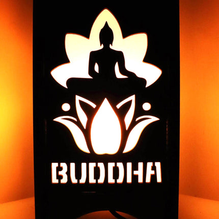 US DZIRE ™ 602 Wooden Gauttam Buddha LED Table Lamp With Creative Design,Suitable for Bedside,Drawing room,Lobby Etc Table Lamp
