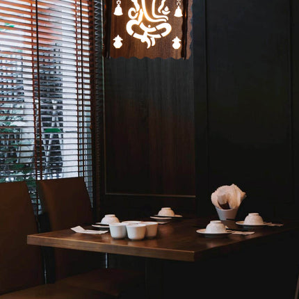 US DZIRE™ 512 Sri Ganesh Ji Pendants Ceiling Lamp  (Brown)
