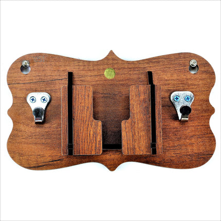 US DZIRE™ 1051 Decorative Key Hanger (Brown) Wood Key Holder