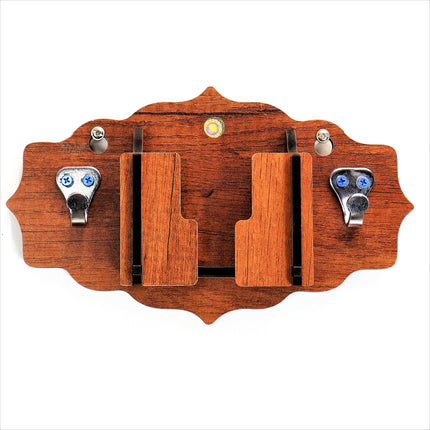 US DZIRE™ 1042 Wooded key holder Sweet Home Flower Wood Key Holder