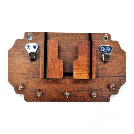 12    US DZIRE™ 1022 Premium Key Holder For Home & Office Wood Key Holder