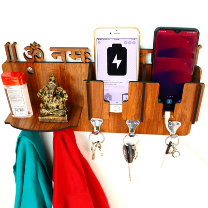 US DZIRE™ 815 Decorative Key Hanger (Brown) Wood Key Holder