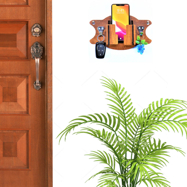 US DZIRE™ 1031 Wooded key holder Sweet Home Flower Wood Key Holder