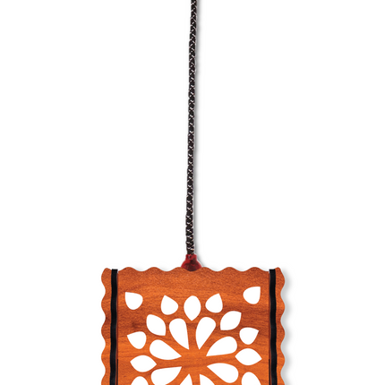 US DZIRE ™ 594 Fancy Wooden Ceiling Lights,Hanging Lamps,( With Gold Bulb )Ceiling Lamp pendant lamp shade For Living Room,Bedroom,Lobby,office,Restaurant,Dining Hall,Home decoration,Study Room Pendants Ceiling Lamp  (Brown)