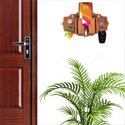 US DZIRE™ 1042 Wooded key holder Sweet Home Flower Wood Key Holder