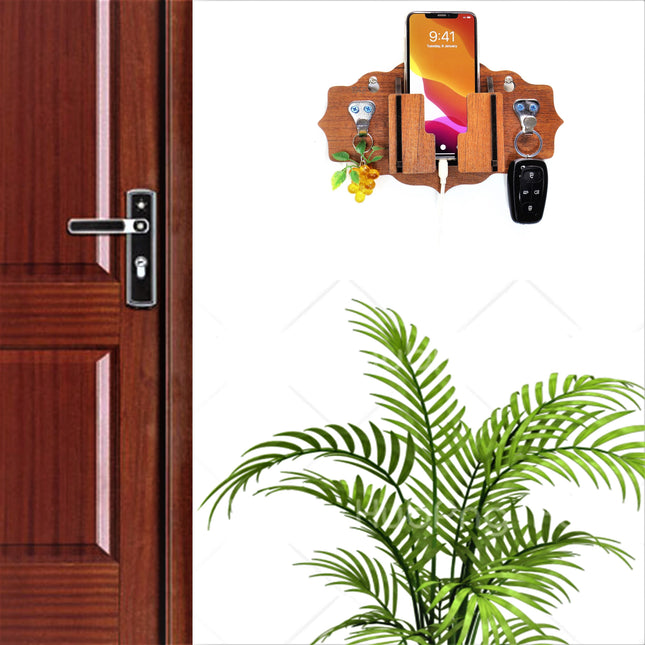 US DZIRE™ 1042 Wooded key holder Sweet Home Flower Wood Key Holder