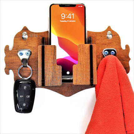 US DZIRE™ 1016 Wooded key holder Sweet Home Flower Wood Key Holder