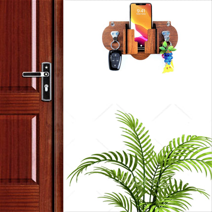 US DZIRE™ 1043 Wooded key holder Sweet Home Flower Wood Key Holder