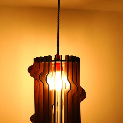 US DZIRE™ 465 Wooden Ceiling Pendant Light Shade  Chandelier Style.