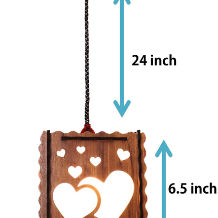 US DZIRE™ 502 Wooden Ceiling Pendant Light Shade  Chandelier Style.