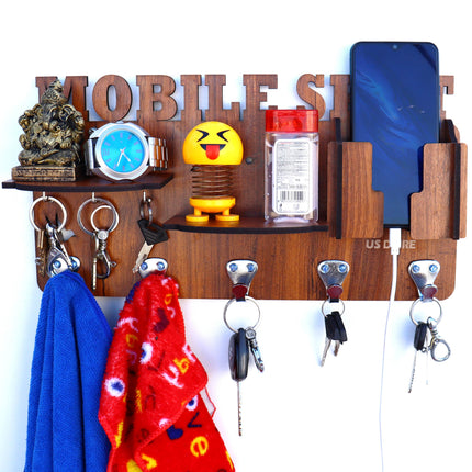 US DZIRE™ 822 Wooded key holder Sweet Home Flower Wood Key Holder