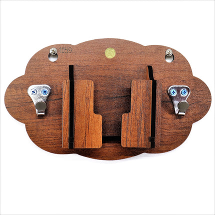 US DZIRE™ 1059  Wooded key holder Sweet Home Flower Wood Key Holder