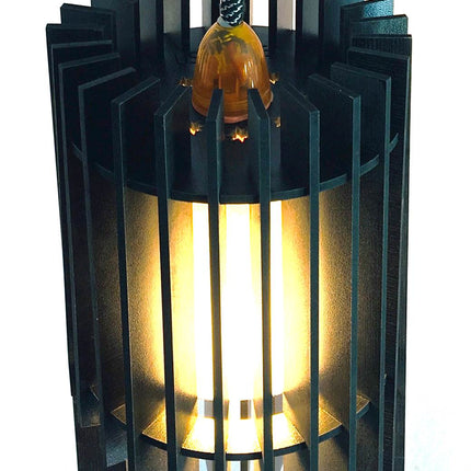 US DZIRE 131 Wooden Pendant Lamp,Wooden Ceiling Lamps,Wooden Hanging Lamp Handicrafted Home Decore