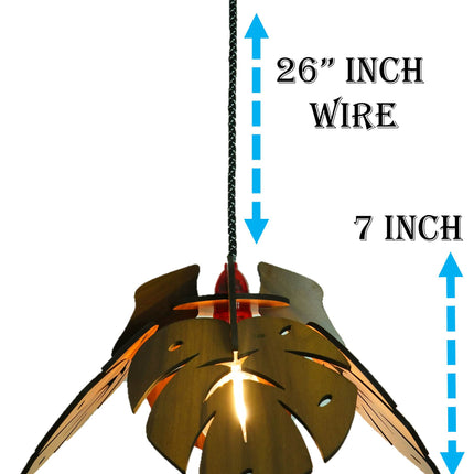 US DZIRE 404 Homes Elite Hanging Ceiling Pendant Light Shade Hand Weave Chandelier Style.