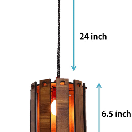 US DZIRE 460 Wooden Ceiling Pendant Light Shade  Chandelier Style.