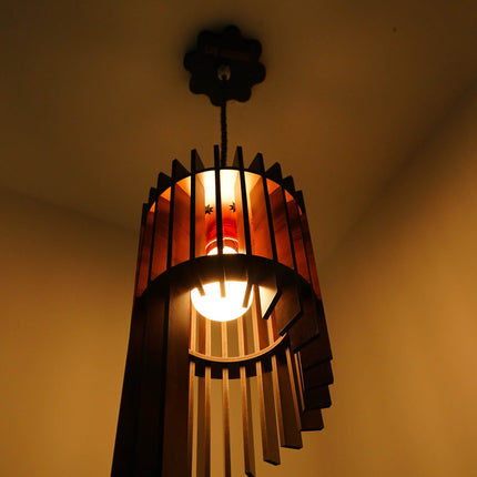 US DZIRE 431 Wooden Ceiling Pendant Light Shade  Chandelier Style.