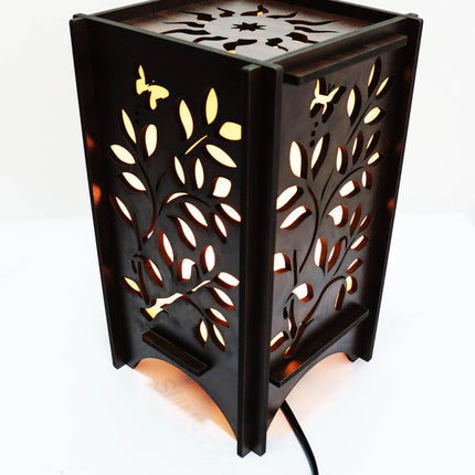 US DZIRE™ 607 Wooden Style Table Lamp Fancy Teble Lamp
