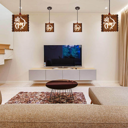 US DZIRE™ 517 Sri Ram Homes Elite Hanging Pendant Light Ceiling Lamp Decor Items, Hanging Ceiling Decorative Roof Light Lamp for Home, Living Rooms,