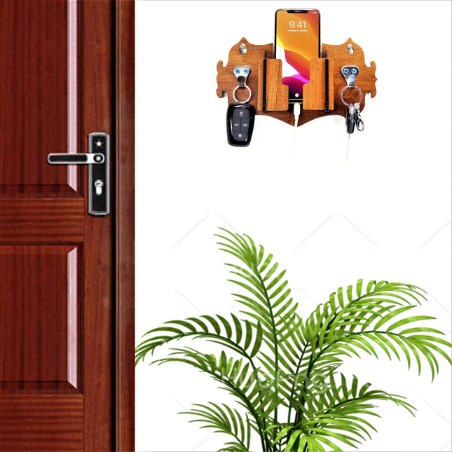 US DZIRE™ 1016 Wooded key holder Sweet Home Flower Wood Key Holder