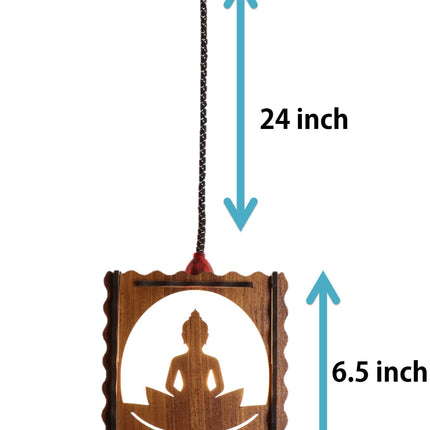 US DZIRE ™513 Fancy Wooden Ceiling Lights,Hanging Lamps,( With Gold Bulb )Ceiling Lamp pendant lamp shade For Living Room,Bedroom,Lobby,office,Restaurant,Dining Hall,