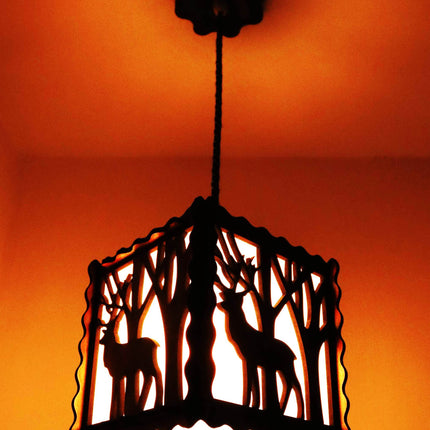 US DZIRE™ 523 Pendants Ceiling Lamp  (Brown)