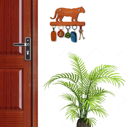 US DZIRE™5501 Decorative Key Hanger (Brown) Wood Key Holder