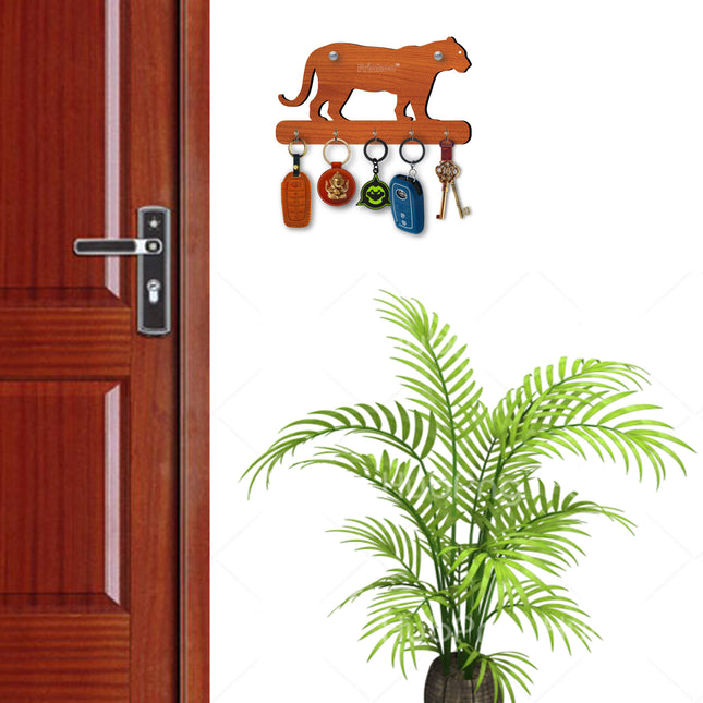 US DZIRE™5501 Decorative Key Hanger (Brown) Wood Key Holder