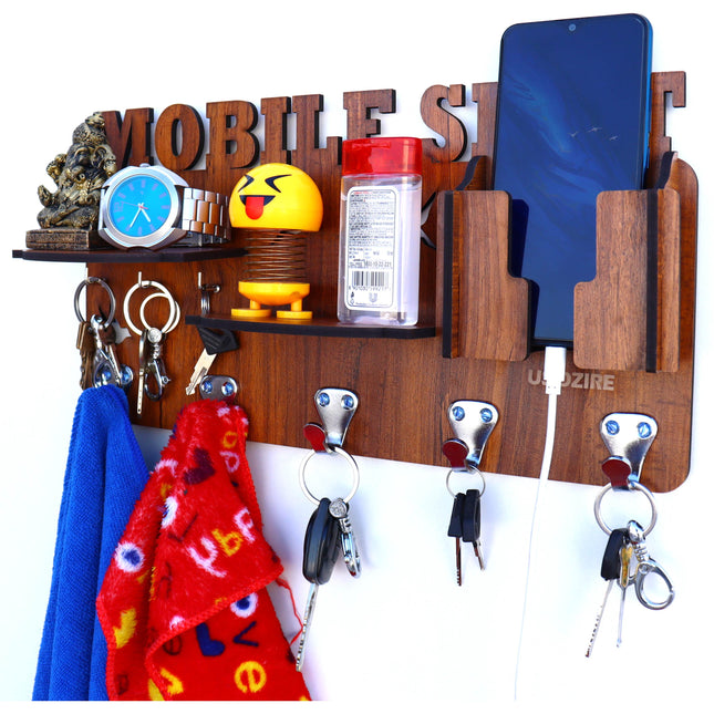 US DZIRE™ 822 Wooded key holder Sweet Home Flower Wood Key Holder